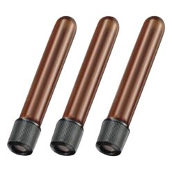 2-9624-09 Hole Screw-Top Test Tube Brown  16.5 x 105 x  10.0 12mL NR-10H