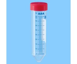 63-2978-18 Sterilized V-Base Centrifuge Tube Red Cap (with Rack) 50ml 62.547.004