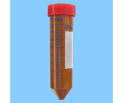 63-2978-21 Sterilized V-Base Centrifuge Tube Light Shielding Type (Brown) Red Cap 50ml 62.547.354