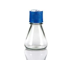 3-8984-01 PC Sterilized Erlenmeyer Flask (Autoclavable) Flat Bottom Type 125mL 24 Pieces FPC0125S