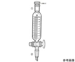 64-1068-49 Connected Cylindrical Dripping funnel (With Scale) FU82-2-5