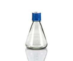 3-8984-03 PC Sterilized Erlenmeyer Flask (Autoclavable) Flat Bottom Type 500mL 12 Pieces FPC0500S