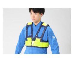 64-2296-18 Safety Vest (For Full Harness/Navy/Yellow) EA983R-252