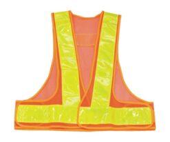 62-6279-76 70 mm Wide Reflector Safety Vest Orange/Fluorescent Yellow Reflection TAB70-OY