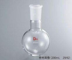 3-9641-04 Common Sliding Round Bottom Flask (Borosilicate Glass-1) 50mL 24/40