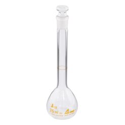1-8565-04-57 Accurate Volumetric Flask White 25 mL with Chinese Calibration Certificate