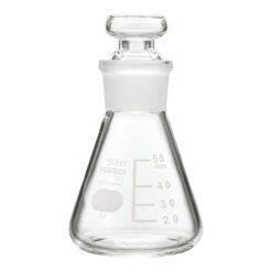 4-4573-01 Stoppered Erlenmeyer Flask 50 mL (TS 22) TSF-50-SCI