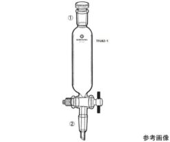 64-1068-56 Fluorine Plastic Plug Connection Cylindrical Dripping funnel TFU82-1-4