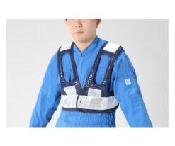 64-2296-20 LED Safety Vest (For Full Harness/Navy/White) EA983R-256