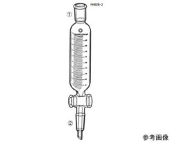 64-1068-81 Connected Cylindrical Dripping funnel with Scale (main body only) FH82B-2-5