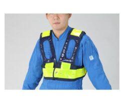 64-2296-21 LED Safety Vest (For Full Harness/Navy/Yellow) EA983R-257
