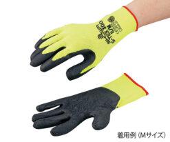 3-5221-12 Cut Resistance Rubber back opened gloves M S-TEX300-M