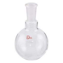 3-9641-09 Common Sliding Round Bottom Flask (Borosilicate Glass-1) 200mL 19/38