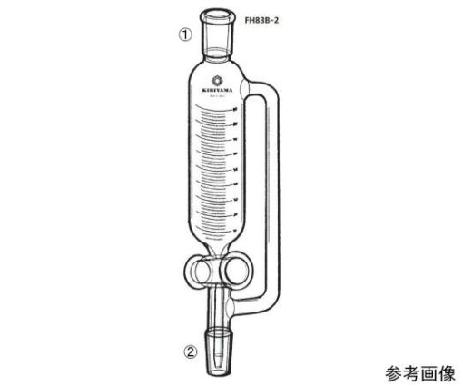 64-1069-10 Isobaric Dripping funnel with Scale (main body only) FH83B-2-1