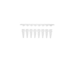 61-4681-09 PCR 8 Strand Tube 0.2mL Transparent with Flat Cap PCR-0208-FCP-C