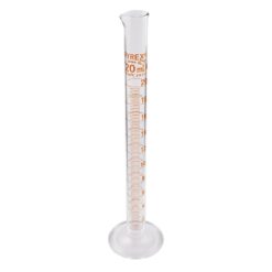 62-4865-18-56 PYREXR JIS Graduated Cylinder 20mL with English Calibration Certificate 3022JIS-20