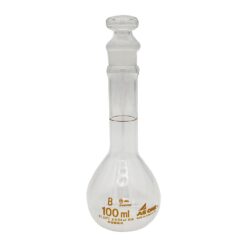 1-8566-02 Short Volumetric Flask White 100mL