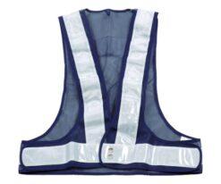 61-8873-49 LED with Safety Vest Navy x reflective material Silver Blue LED TFAB-02