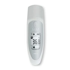 8-4165-03 Clinical Radiation Thermometer (With Stand) CISE-01/CG Memory 1 Time Cool Gray CISE-01/CG