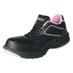3-4950-03 Safety Shoes For Women Medallion Safety Black 23.5cm #507