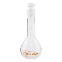 1-8566-03 Short Volumetric Flask White 200mL