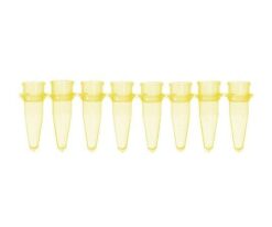 3-8624-03 PCR Tube 8 Series 0.2mL Yellow 125 Pieces 5010-3