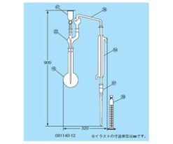 61-4434-16 Cyanide Ion Distillation Equipment (Glass Parts) 081140-12