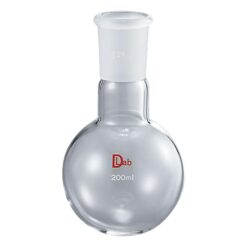 3-9641-11 Common Sliding Round Bottom Flask (Borosilicate Glass-1) 200mL 29/42