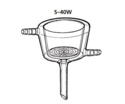 64-1074-75  Constant Temperature Jacket "KIRIYAMA" funnel  For Foot Tube rubber plug S-40W