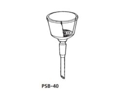 64-1075-11 Polyethylene (PE) "KIRIYAMA" funnel  PSB-40