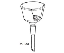 64-1075-14 Polyethylene (PE) "KIRIYAMA" funnel  PSU-60