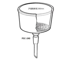 64-1075-15 Polyethylene (PE) Large "KIRIYAMA" funnel  PSC-240