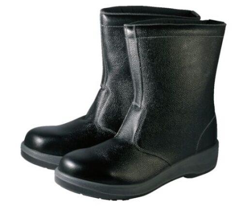 61-2701-88 Safety Shoes Half Boots 7544 Black 24.5cm 7544N-24.5