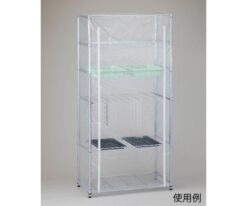 4-240-21 Equipment Drying Rack (With Basket and Curtain) Main Unit Set