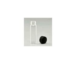 61-9720-03 Sample Vial (With Black Cap) 30mL 50 Pieces 1880SV30