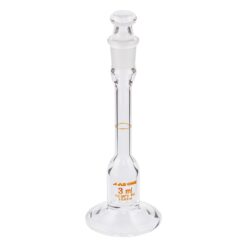 1-8582-03-20 Volumetric Flask with Stand, White 3 mL with Calibration Certificate