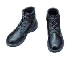 61-2699-72 Safety Shoes edition laced Shoes 7522 Black 27.5cm 7522N-27.5