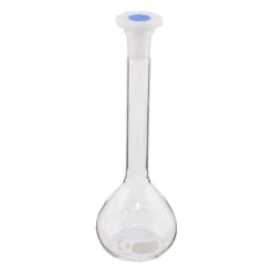 3-7104-07-20 Volumetric Flask Class A 100mL Plug 14/23 Calibration Certificate 216782508