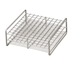 6-302-02 Stainless Steel Test Tube Stand  12mm 6 x 12 Array SS12-100