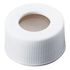 4-617-01 Syringe Vial Cap With Hole White (With 3mm Septum) 100 Pieces SCW223