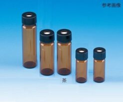 62-9976-95 Syringe Vial (Brown) + Holed Cap (Black) + PTFE/Silicon Packing Combination Set 100 Pack SY -5 255058