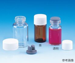 62-9977-59 Vacuum Vial (Colorless) + Melamine Cap (White) + Fluorine ETFE Liner Rubber Stopper Combination Set Liquid 50 Pack SVF -30 203276