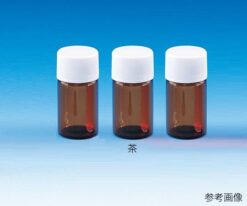 62-9977-67 Vacuum Vial (Brown) + Melamine Cap (White) + Fluorine ETFE Liner Rubber Stopper Combination Set Liquid 50 Pack SVF -50 203287