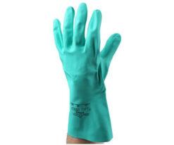 63-7596-61 BM Polyco Nitrile Chemical Resistant Gloves, size 10, Green 508-1616