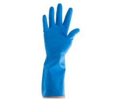 63-7596-62 BM Polyco Nitrile Chemical Resistant Gloves, size 7, Blue 508-1622