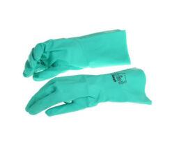 63-7596-65 BM Polyco Nitrile Chemical Resistant Gloves, size 9, Green 508-1896