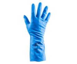 63-7596-66 BM Polyco Nitrile Chemical Resistant Gloves, size 8, Blue 508-1903