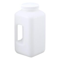 1-1780-02 Wide-Mouth Bottle with Handle Square Type HDPE 583358