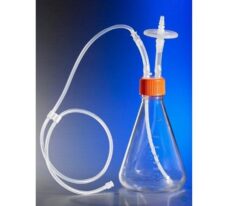 61-4691-88 Erlenmeyer Flask 1L with Small Filter, Dip Tube, Male Lure Lock 11440
