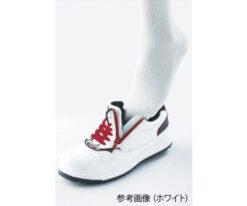 61-8715-70 Zip-up Safety Shoes (non-slip type, 85118, Red, 25.5 cm) 85118-71-255